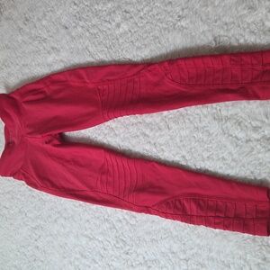 Human Performance Engineering Moto Legging Sz S Red